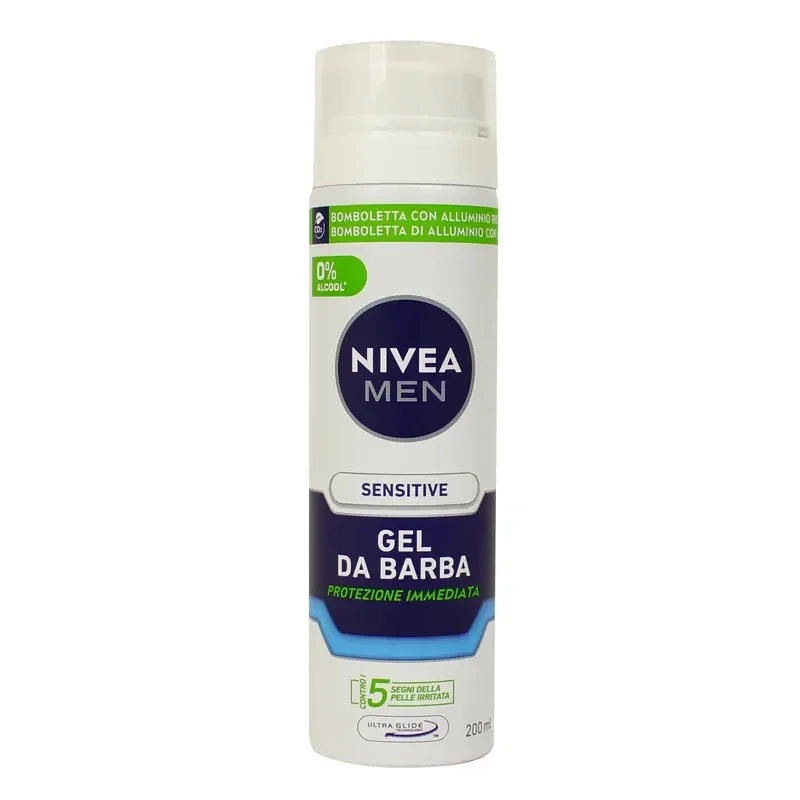 Nivea Men Sensitive Shaving Gel 200ml for Smooth & Comfortable Shave